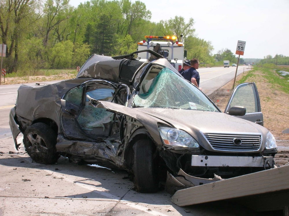 Car crashed in Reckless Driving